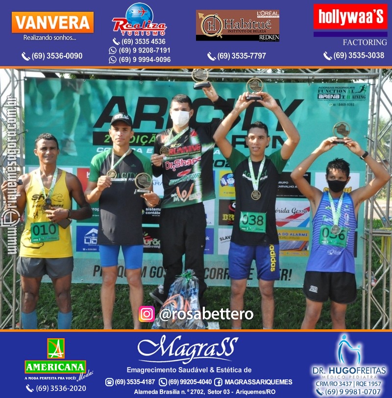 2°Edição da CORRIDA DE RUA ARI CITY RUN em Ariquemes