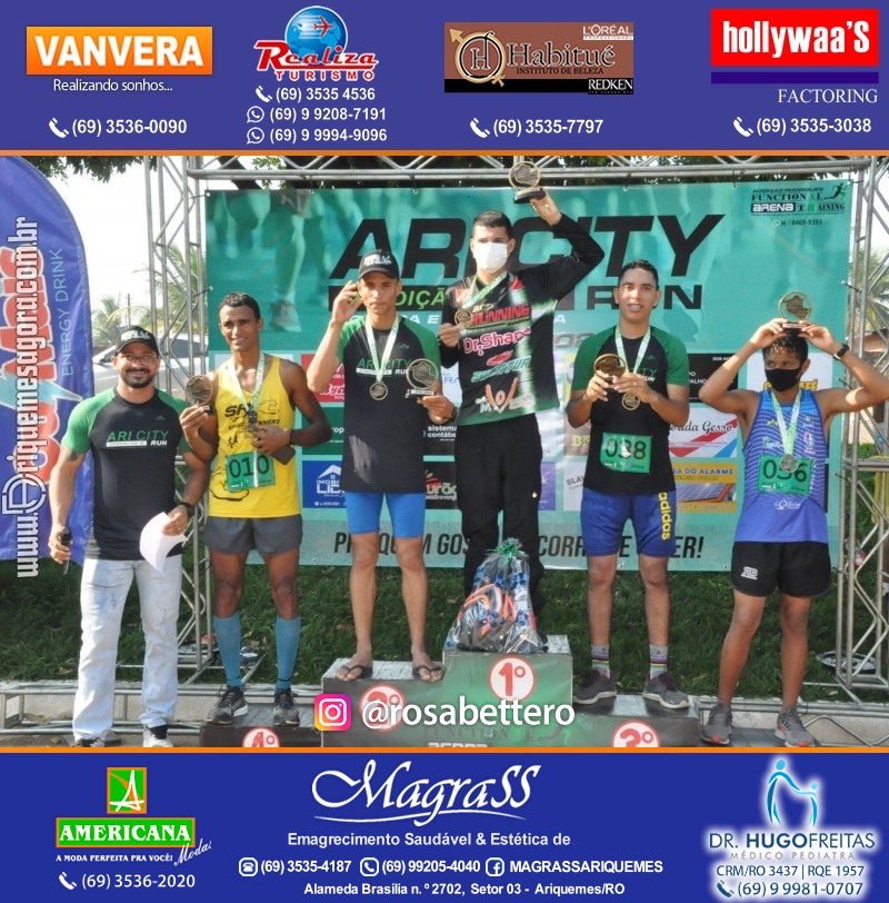 2°Edição da CORRIDA DE RUA ARI CITY RUN em Ariquemes