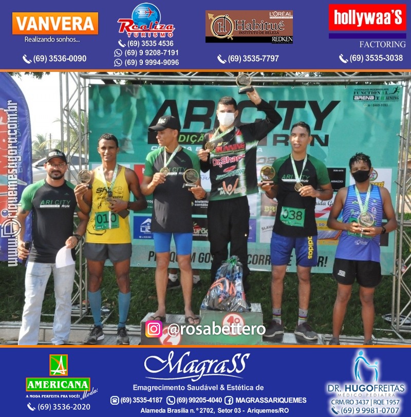 2°Edição da CORRIDA DE RUA ARI CITY RUN em Ariquemes