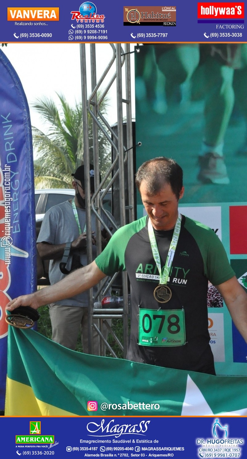 2°Edição da CORRIDA DE RUA ARI CITY RUN em Ariquemes