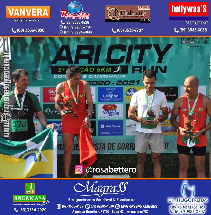 2°Edição da CORRIDA DE RUA ARI CITY RUN em Ariquemes