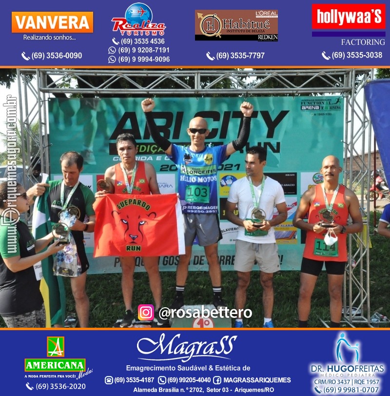 2°Edição da CORRIDA DE RUA ARI CITY RUN em Ariquemes