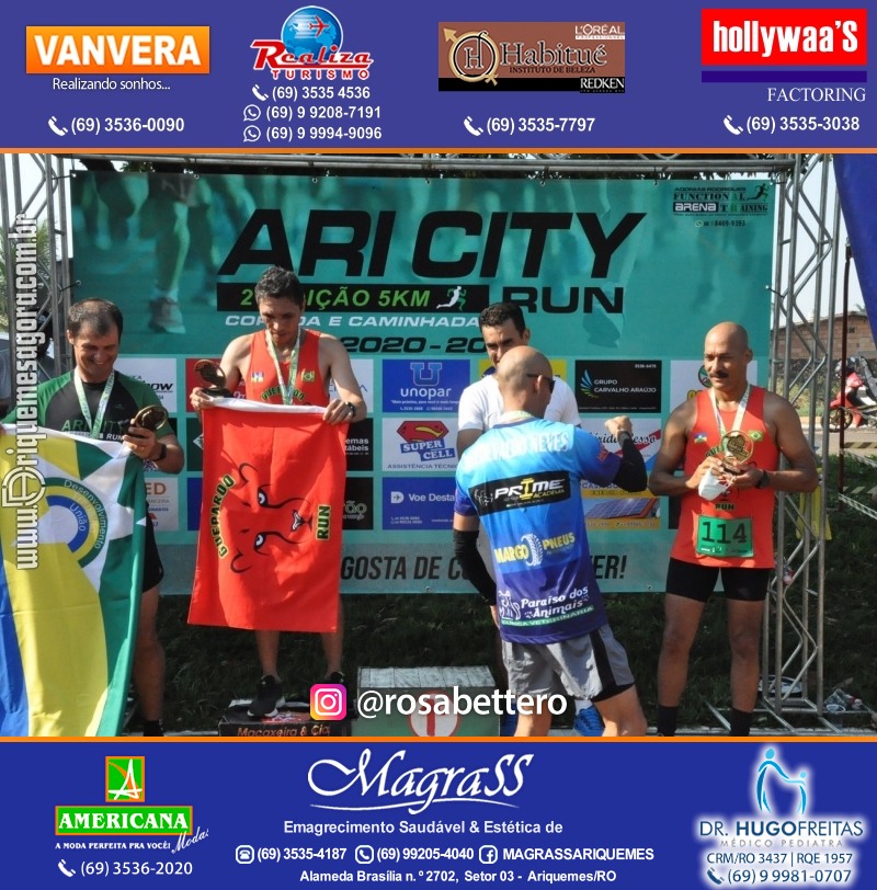 2°Edição da CORRIDA DE RUA ARI CITY RUN em Ariquemes
