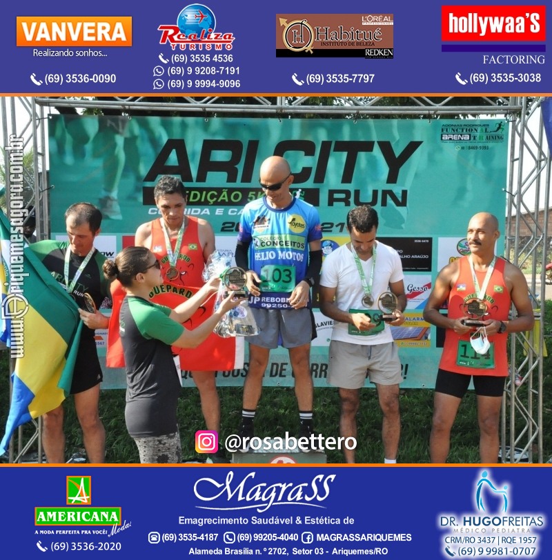 2°Edição da CORRIDA DE RUA ARI CITY RUN em Ariquemes