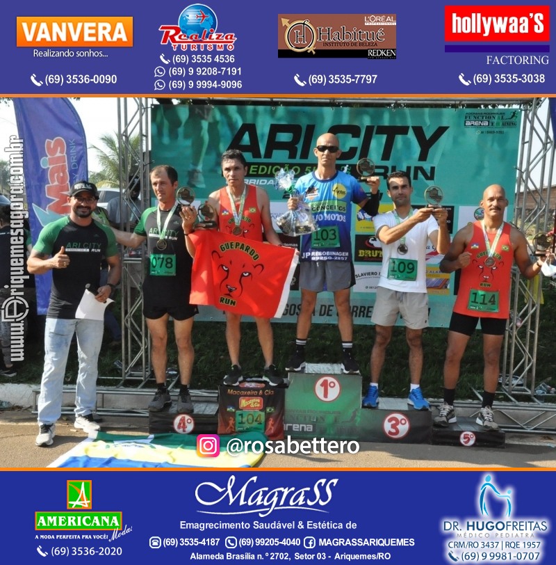 2°Edição da CORRIDA DE RUA ARI CITY RUN em Ariquemes