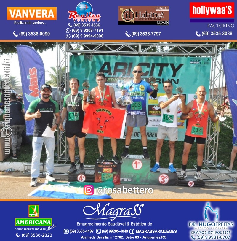2°Edição da CORRIDA DE RUA ARI CITY RUN em Ariquemes