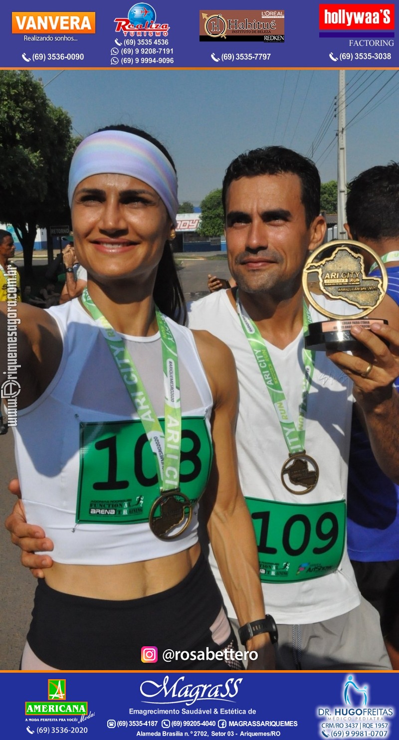 2°Edição da CORRIDA DE RUA ARI CITY RUN em Ariquemes
