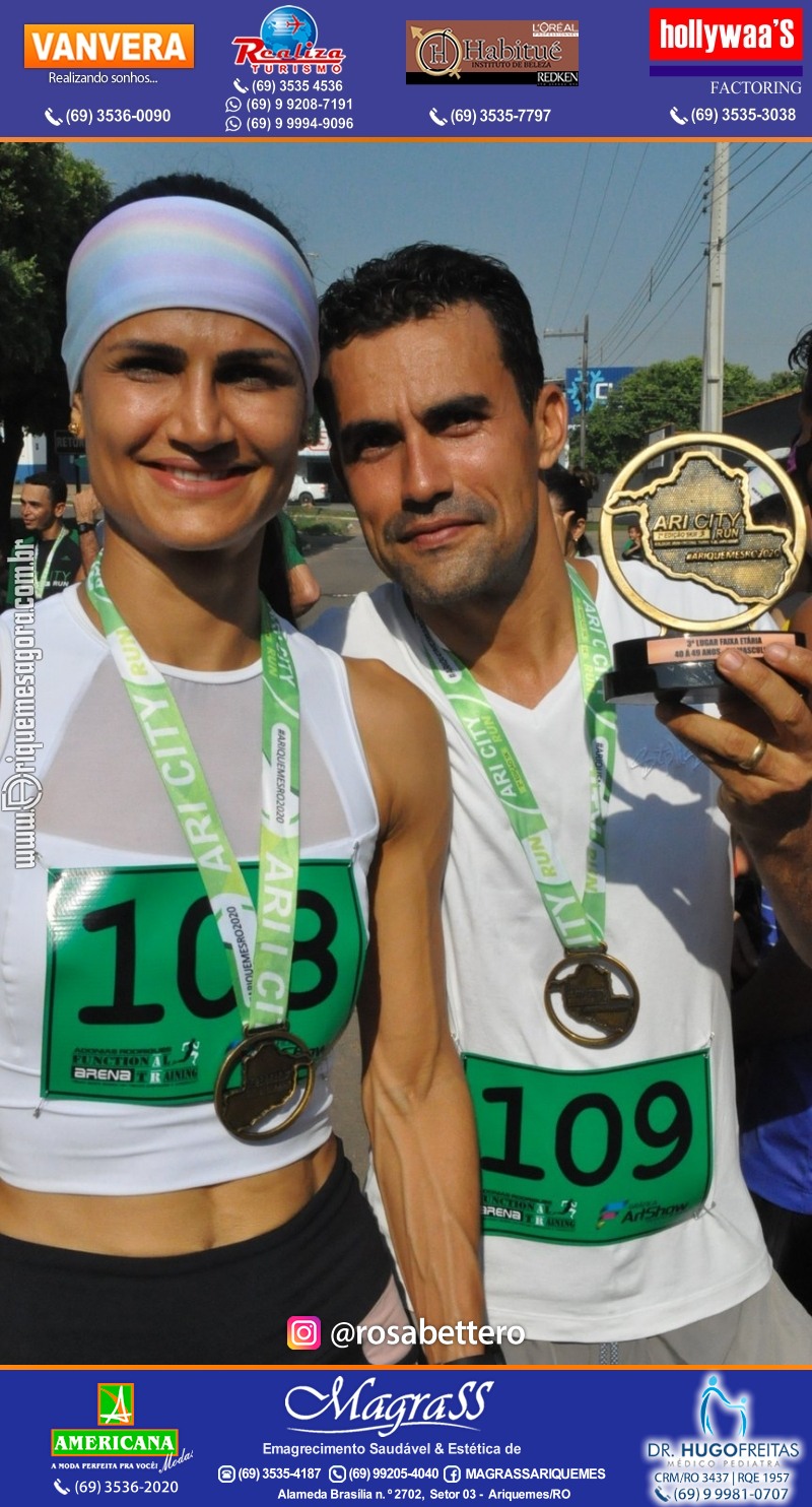 2°Edição da CORRIDA DE RUA ARI CITY RUN em Ariquemes