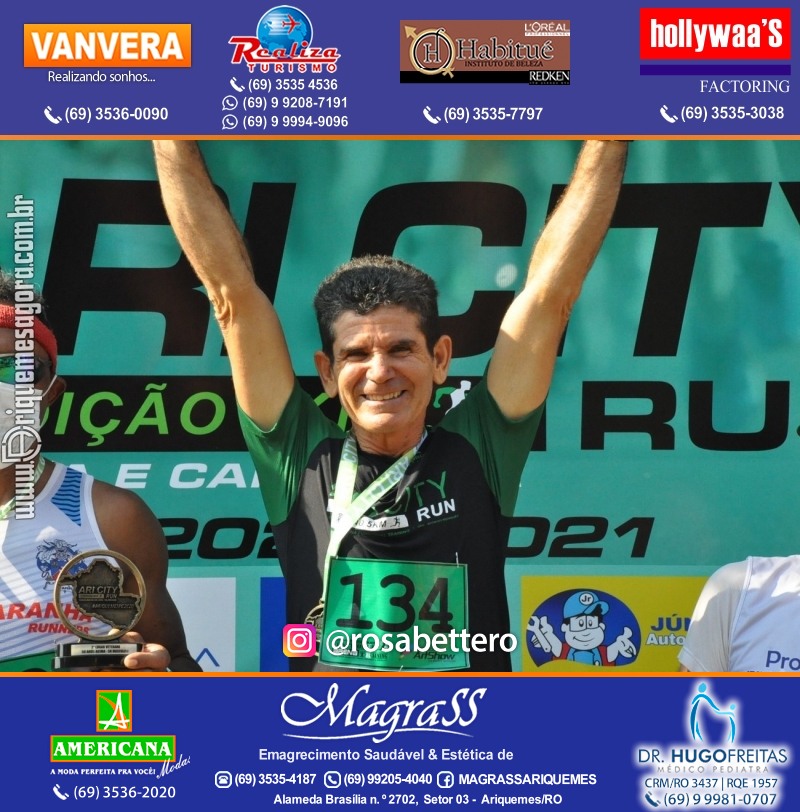 2°Edição da CORRIDA DE RUA ARI CITY RUN em Ariquemes