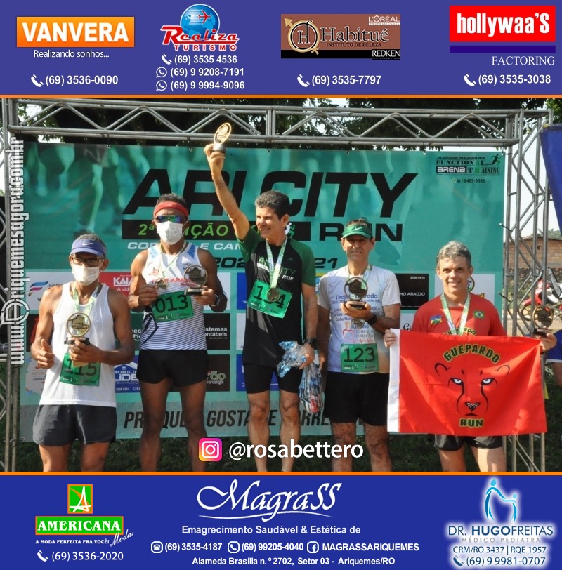 2°Edição da CORRIDA DE RUA ARI CITY RUN em Ariquemes