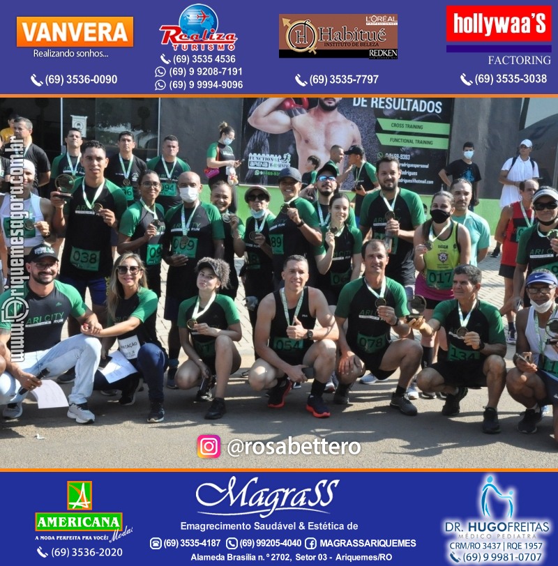 2°Edição da CORRIDA DE RUA ARI CITY RUN em Ariquemes