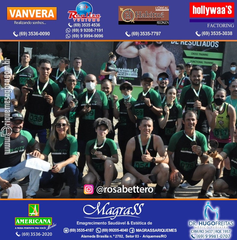 2°Edição da CORRIDA DE RUA ARI CITY RUN em Ariquemes