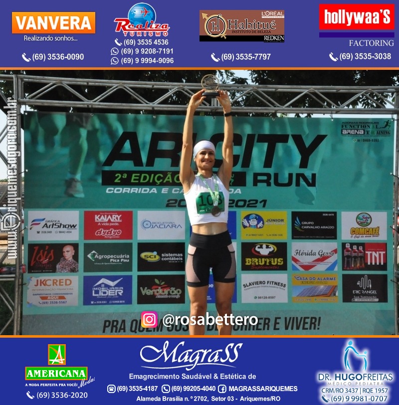 2°Edição da CORRIDA DE RUA ARI CITY RUN em Ariquemes
