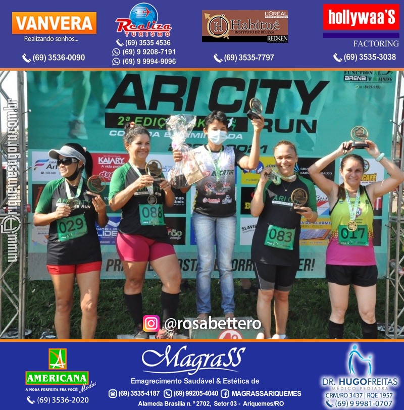 2°Edição da CORRIDA DE RUA ARI CITY RUN em Ariquemes