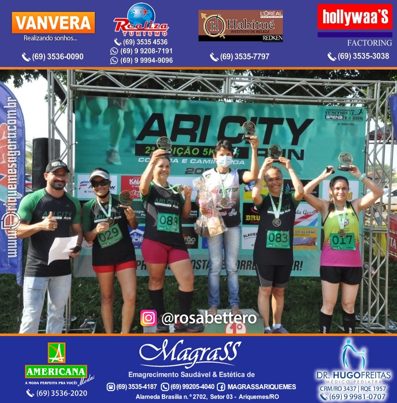 2°Edição da CORRIDA DE RUA ARI CITY RUN em Ariquemes