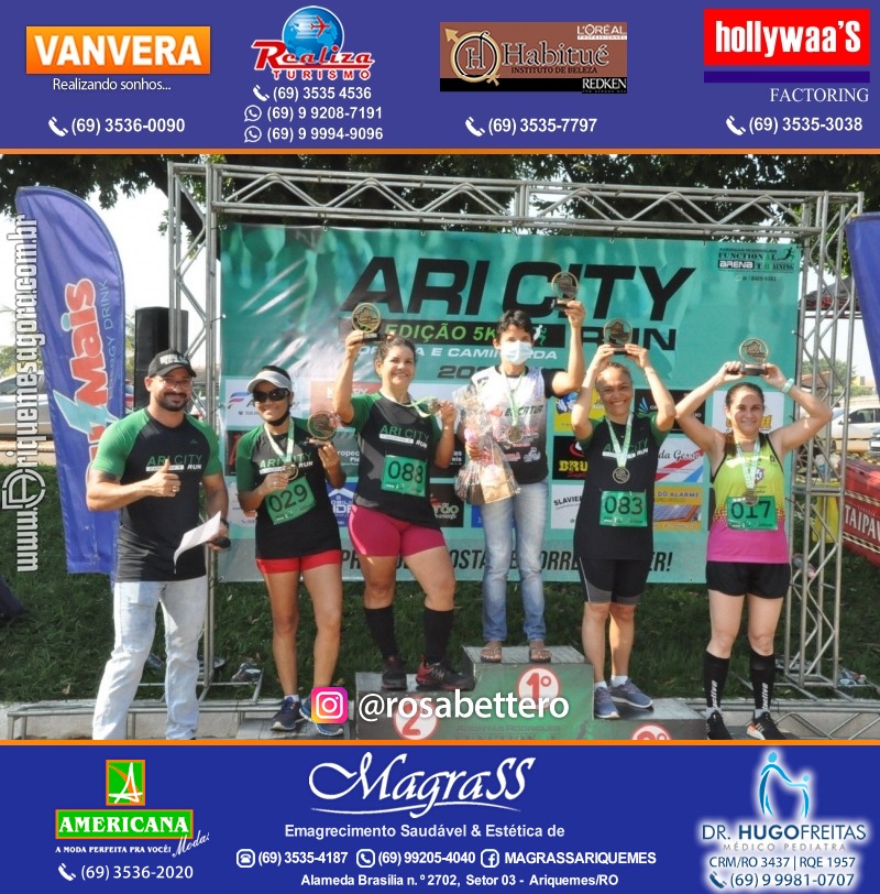2°Edição da CORRIDA DE RUA ARI CITY RUN em Ariquemes