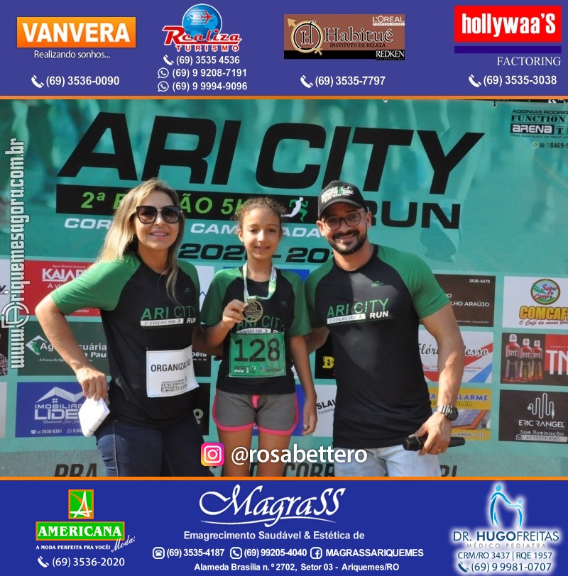 2°Edição da CORRIDA DE RUA ARI CITY RUN em Ariquemes