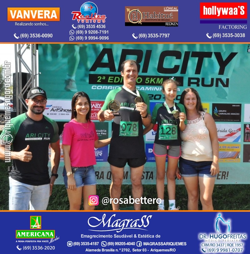 2°Edição da CORRIDA DE RUA ARI CITY RUN em Ariquemes