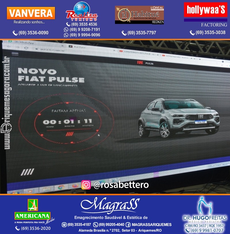 Lançamento FIAT PULSE na Gima Veículos em Ariquemes Rondônia