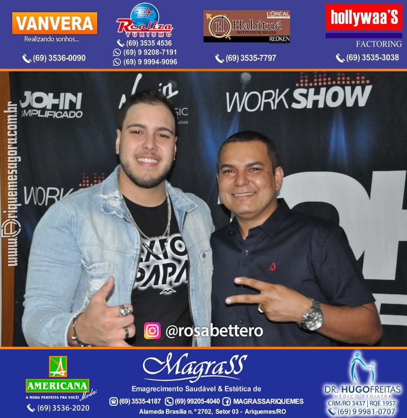 Show com John Amplificado em Ariquemes Rondônia