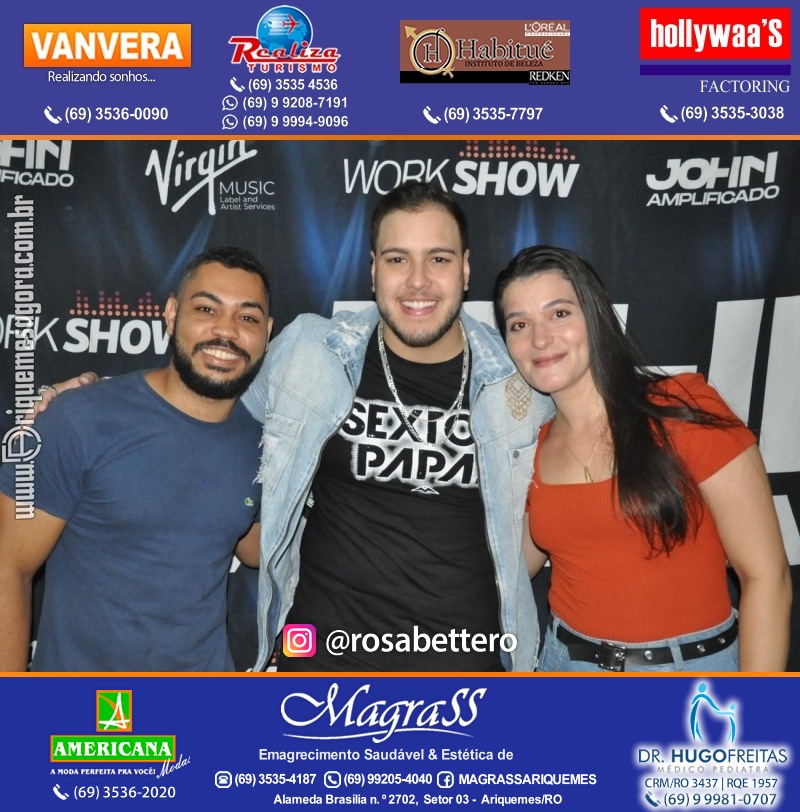 Show com John Amplificado em Ariquemes Rondônia