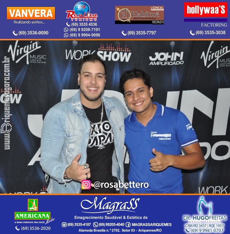 Show com John Amplificado em Ariquemes Rondônia