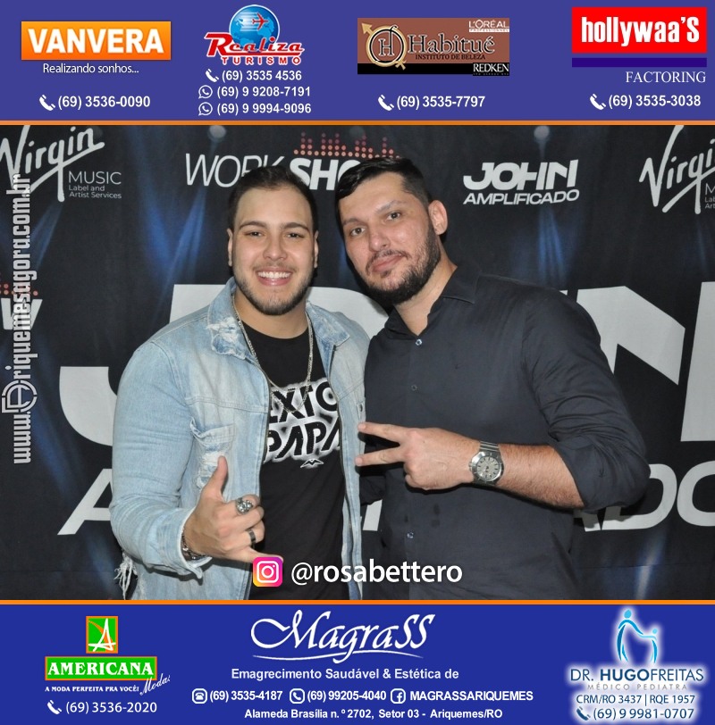Show com John Amplificado em Ariquemes Rondônia
