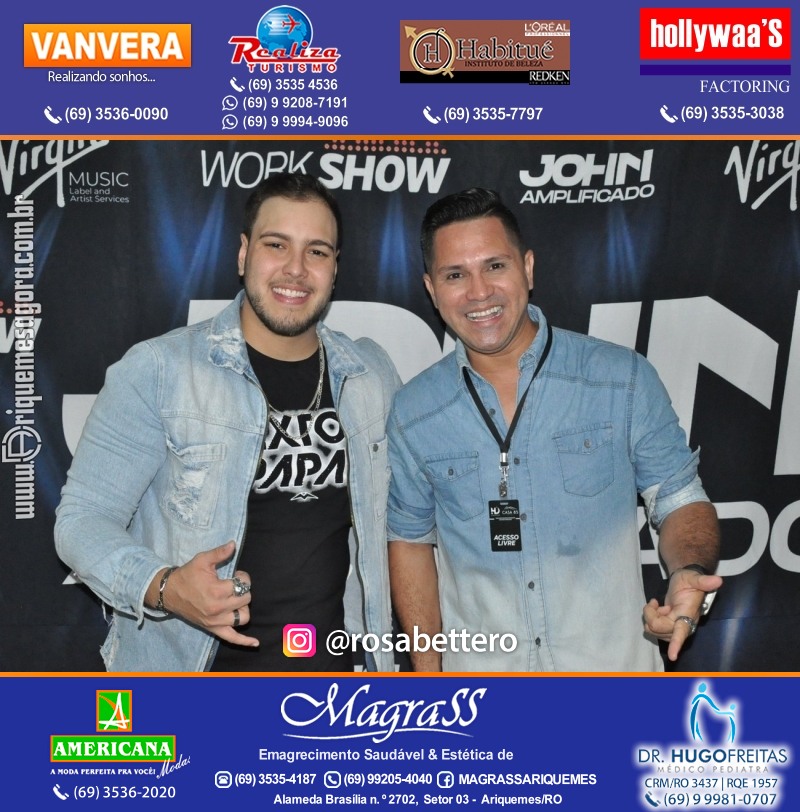 Show com John Amplificado em Ariquemes Rondônia