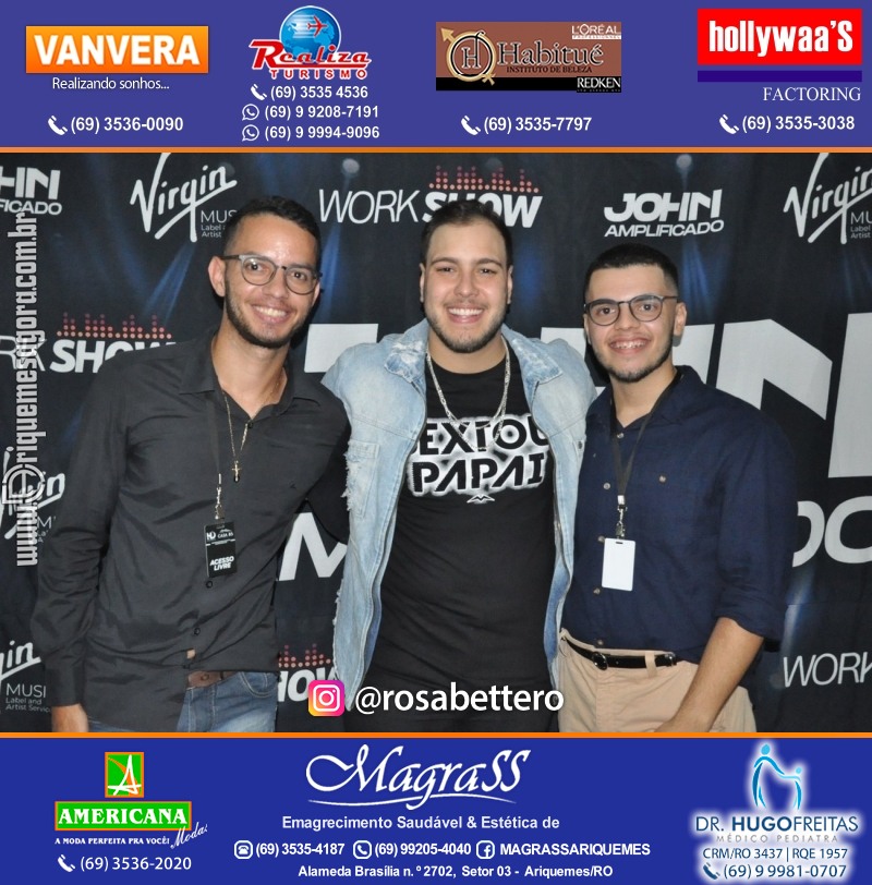 Show com John Amplificado em Ariquemes Rondônia