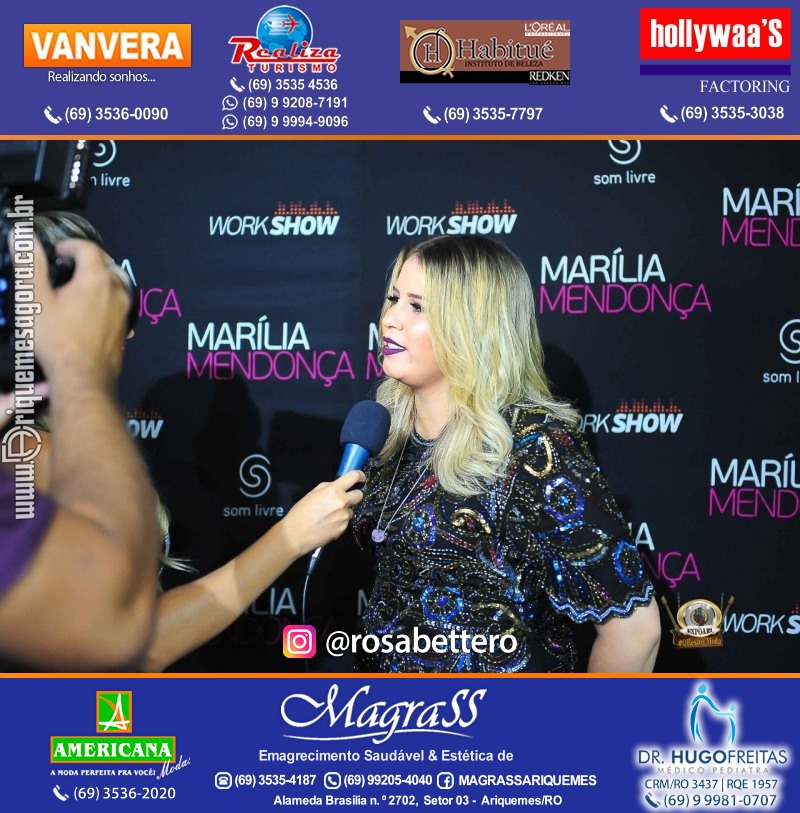 VAMOS LEMBRAR? Show com Marília Mendonça na EXPOARI em Ariquemes Rondônia