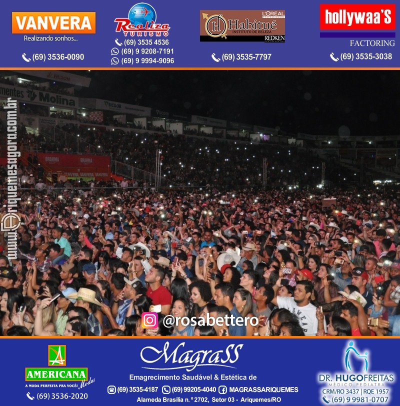 VAMOS LEMBRAR? Show com Marília Mendonça na EXPOARI em Ariquemes Rondônia