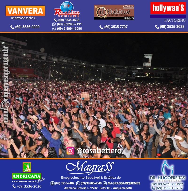 VAMOS LEMBRAR? Show com Marília Mendonça na EXPOARI em Ariquemes Rondônia
