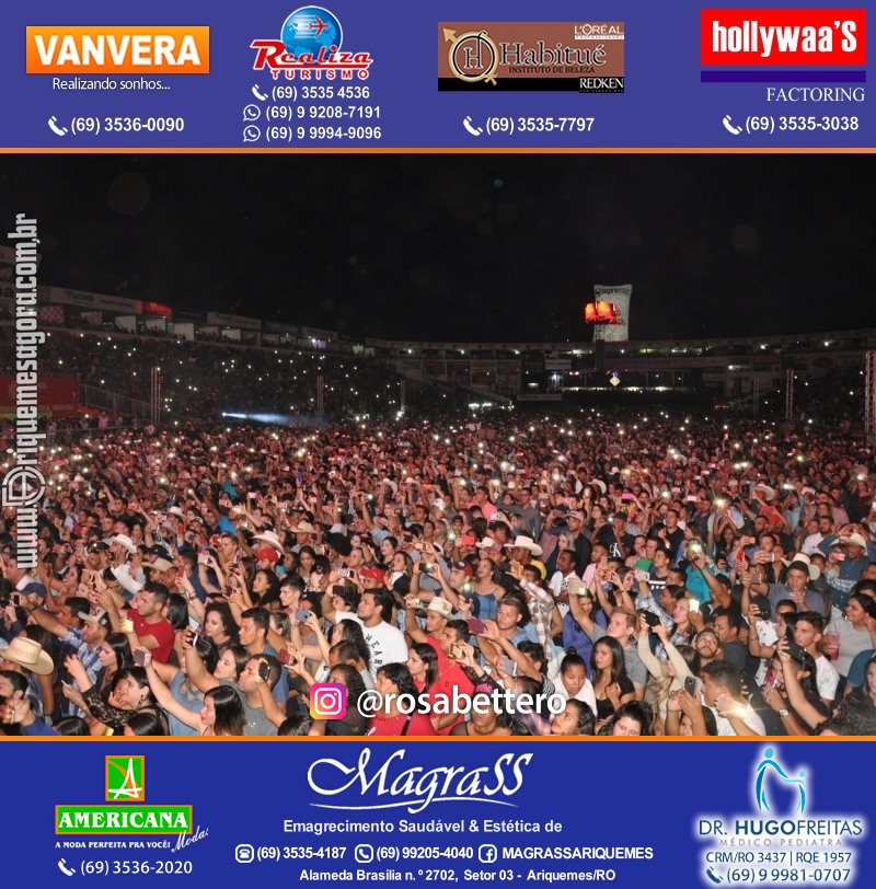 VAMOS LEMBRAR? Show com Marília Mendonça na EXPOARI em Ariquemes Rondônia