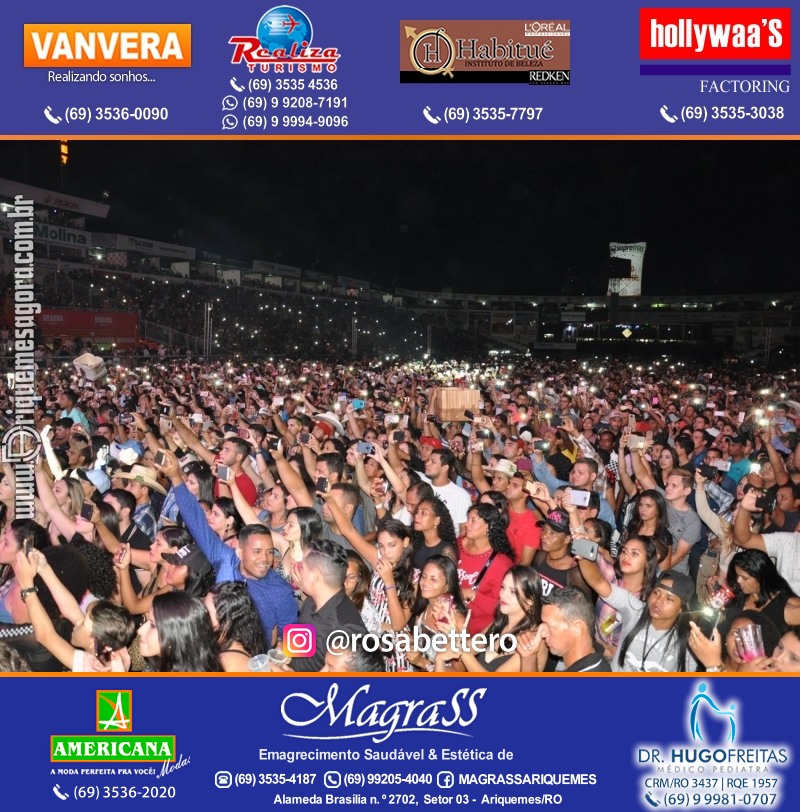 VAMOS LEMBRAR? Show com Marília Mendonça na EXPOARI em Ariquemes Rondônia