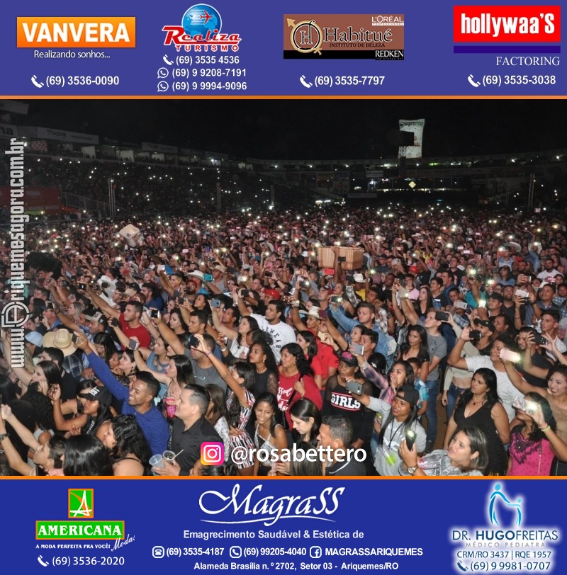 VAMOS LEMBRAR? Show com Marília Mendonça na EXPOARI em Ariquemes Rondônia