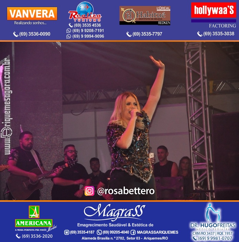 VAMOS LEMBRAR? Show com Marília Mendonça na EXPOARI em Ariquemes Rondônia