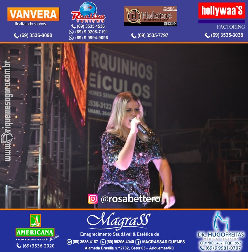 VAMOS LEMBRAR? Show com Marília Mendonça na EXPOARI em Ariquemes Rondônia