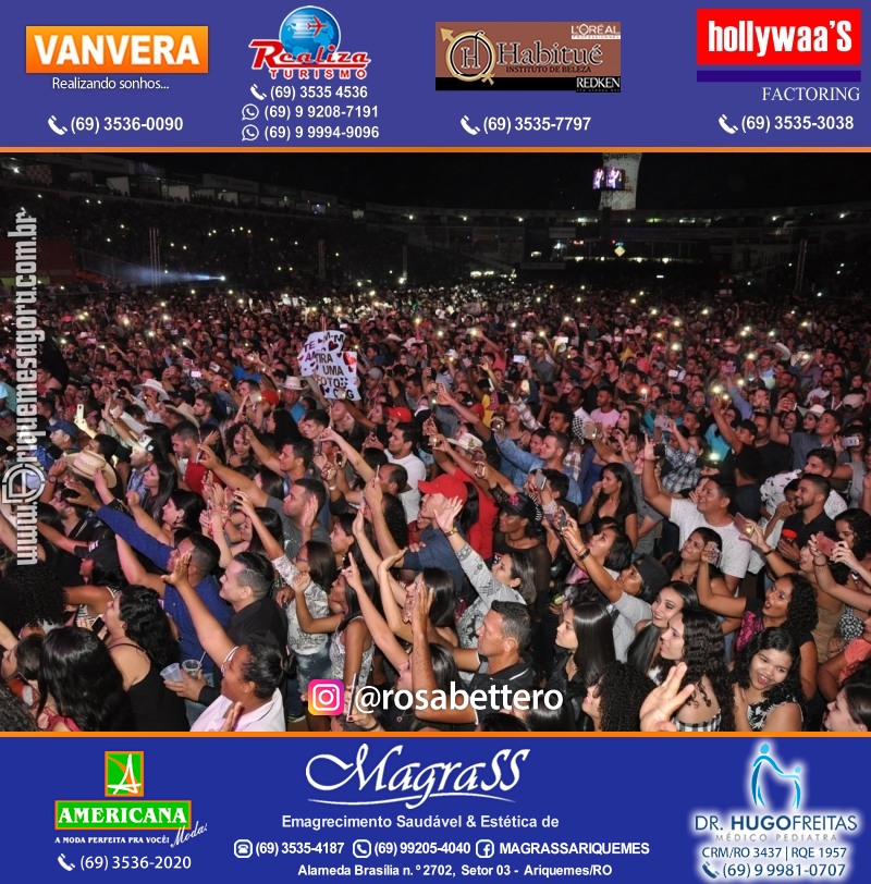 VAMOS LEMBRAR? Show com Marília Mendonça na EXPOARI em Ariquemes Rondônia