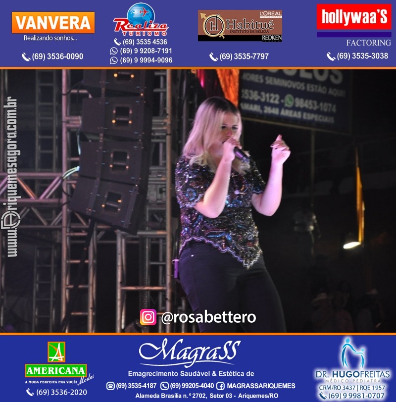VAMOS LEMBRAR? Show com Marília Mendonça na EXPOARI em Ariquemes Rondônia