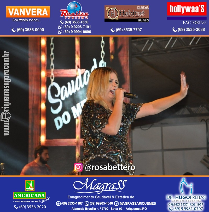 VAMOS LEMBRAR? Show com Marília Mendonça na EXPOARI em Ariquemes Rondônia