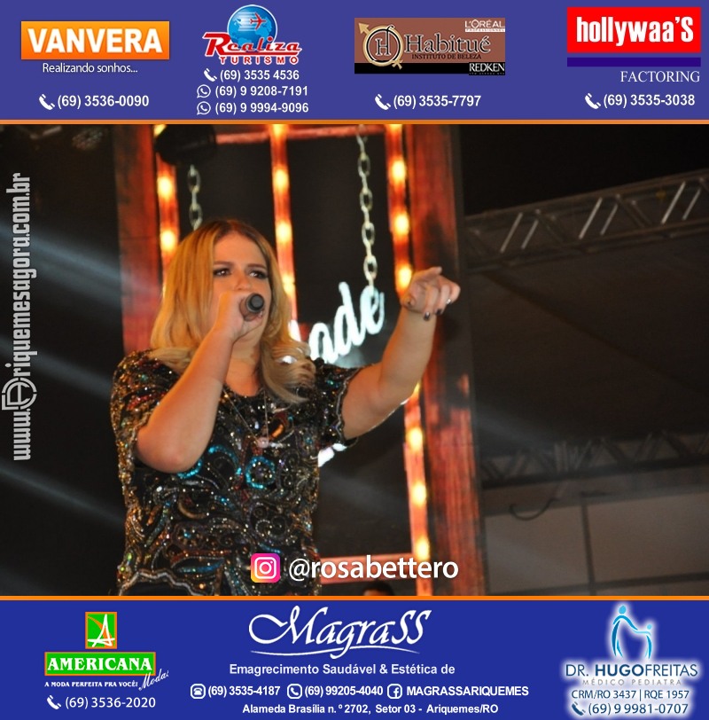 VAMOS LEMBRAR? Show com Marília Mendonça na EXPOARI em Ariquemes Rondônia