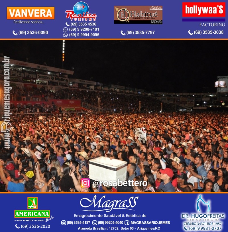VAMOS LEMBRAR? Show com Marília Mendonça na EXPOARI em Ariquemes Rondônia