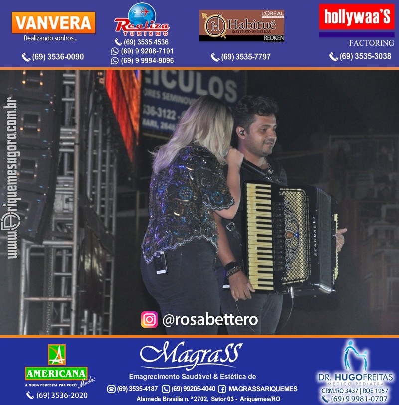 VAMOS LEMBRAR? Show com Marília Mendonça na EXPOARI em Ariquemes Rondônia