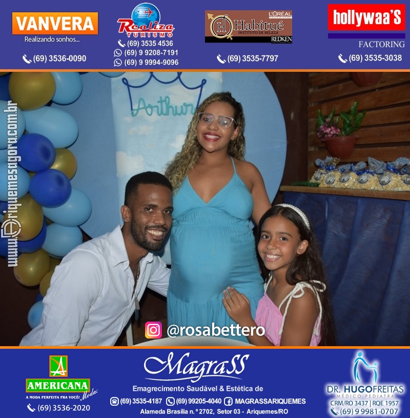 Chá do Arthur “Estou chegando e já quero festa”