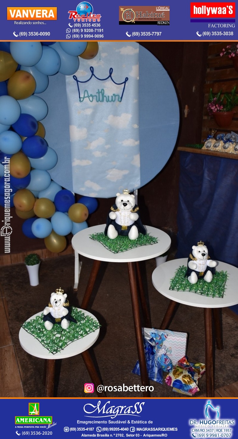 Chá do Arthur “Estou chegando e já quero festa”