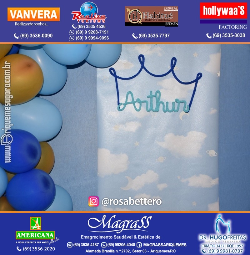 Chá do Arthur “Estou chegando e já quero festa”