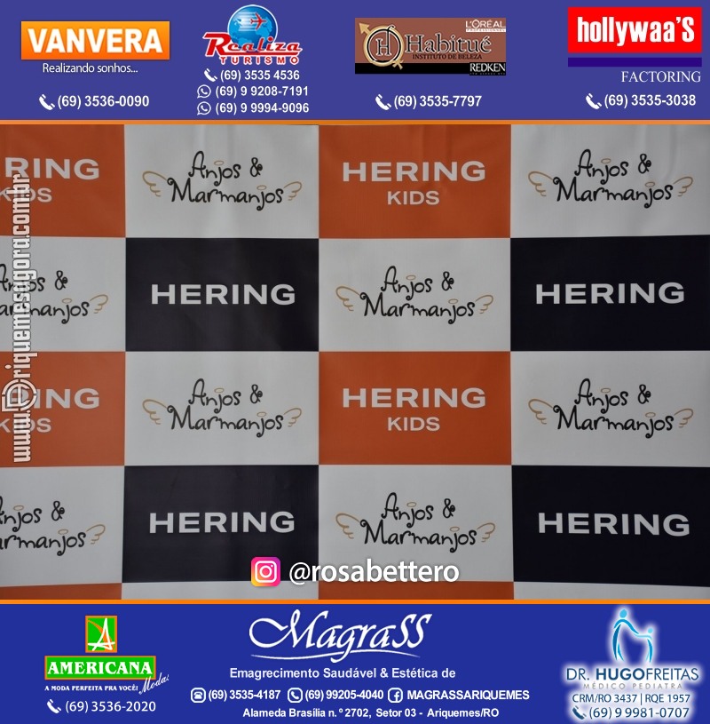 Coquetel de Aniversário 10 anos Loja ANJOS & MARMANJOS com  Hering Kids em Ariquemes