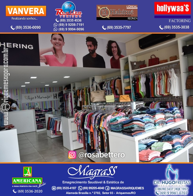 Coquetel de Aniversário 10 anos Loja ANJOS & MARMANJOS com  Hering Kids em Ariquemes