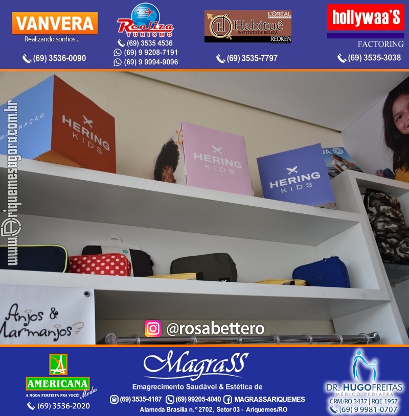 Coquetel de Aniversário 10 anos Loja ANJOS & MARMANJOS com  Hering Kids em Ariquemes