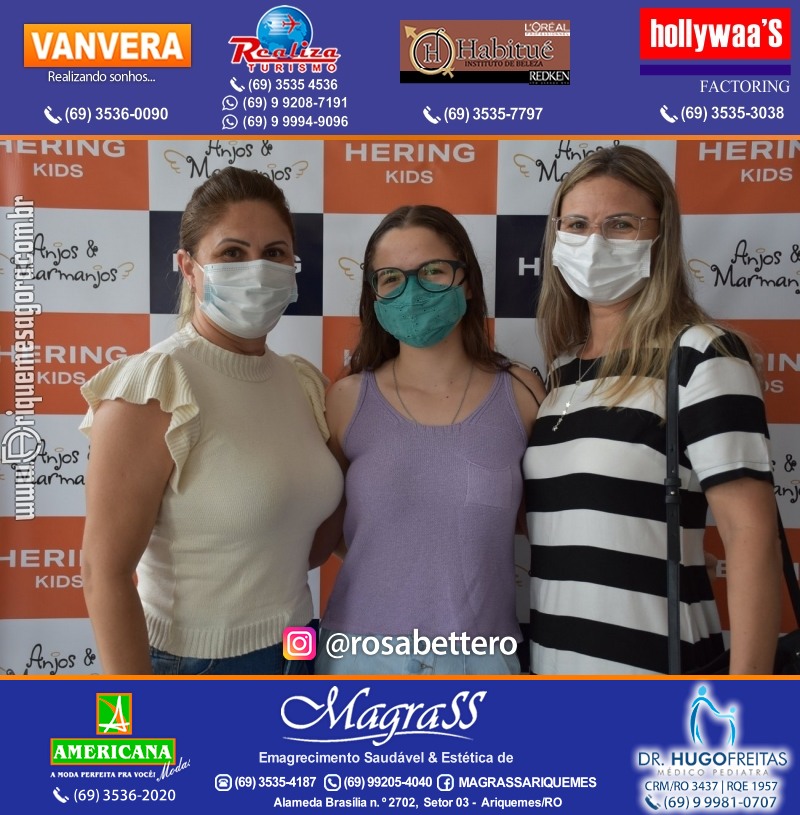 Coquetel de Aniversário 10 anos Loja ANJOS & MARMANJOS com  Hering Kids em Ariquemes